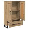 vidaXL Highboard Artisan-Eiche 69,5 x 31 x 115 cm Holzwerkstoff