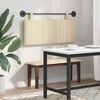 vidaXL H&auml;ngevorderseite Wandmontiert Creme 110 x 55 x 5 cm Stoff