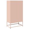 vidaXL Highboard Rosa 68x39x123 cm Stahl