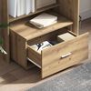vidaXL Schreibtisch Artisan-Eiche 131,5 x 50 x 106,5 cm Holzwerkstoff