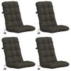 vidaXL 4-teiliges Hochlehner Kissenset VIANEN 4 pcs 100 % Polyester