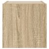 vidaXL TV-Wandschrank mit LED-Leuchten Sonoma-Eiche 30,5x35x30 cm