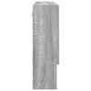vidaXL Spiegelschrank Graues Sonoma 80 x 17 x 55 cm Holzwerkstoff