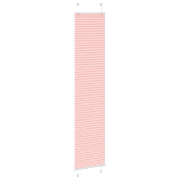 vidaXL Plissee Rosa 45x200 cm Stoffbreite 44,4 cm Polyester