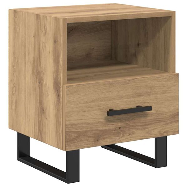 vidaXL Nachttisch Artisan-Eiche 40 x 35 x 47,5 cm Holzwerkstoff