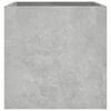 vidaXL Pflanzgefäß Betongrau 40x40x40 cm Holzwerkstoff