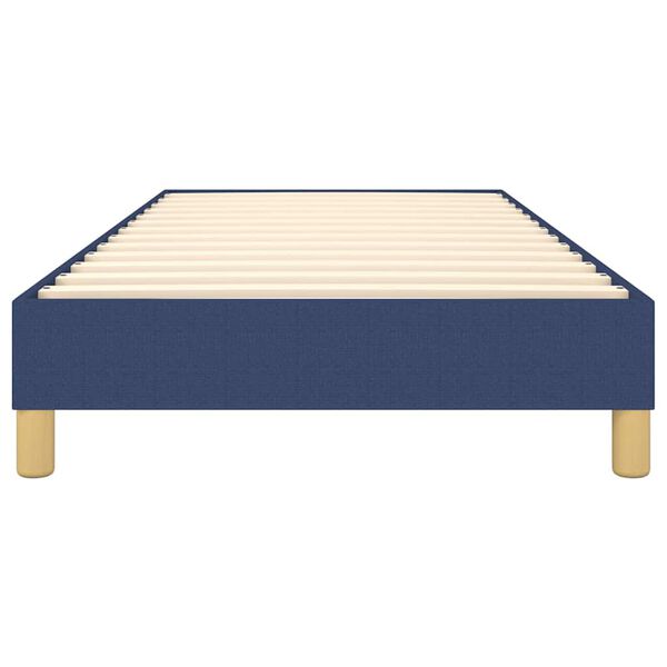 vidaXL Boxspringbettgestell Blau 80x200 cm Stoff