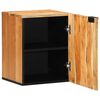 vidaXL Waschbeckenschrank mit T&uuml;r Massivholz Akazie 38 x 33,5 x 48 cm