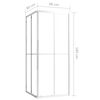 vidaXL Duschkabine ESG 80x80x180 cm