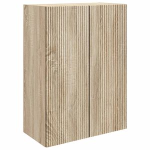 vidaXL Wandschrank Sonoma-Eiche 66 x 34,5 x 90 cm Holzwerkstoff
