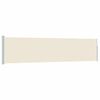 vidaXL Ausziehbare Seitenmarkise 120&times;500 cm Creme