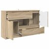 vidaXL Sideboard Sonoma-Eiche 100 x 30 x 65,6 Holzwerkstoff