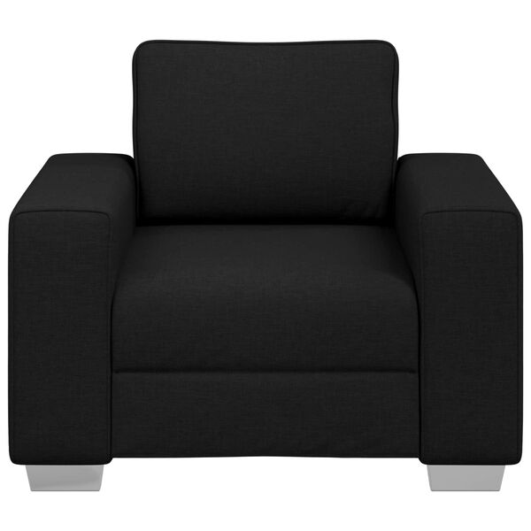 vidaXL Sofa Schwarz Gesamtabmessungen: 100 x 80 x 82 cm (B x T x H)
