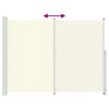 vidaXL Seitenmarkise Ausziehbar 220x300 cm Creme