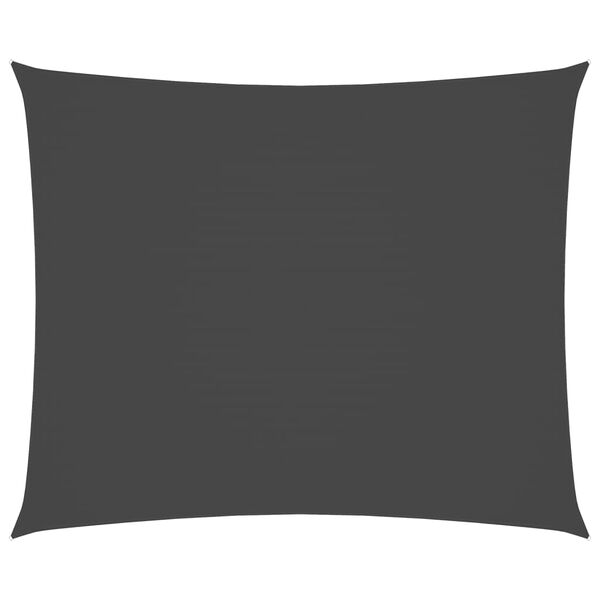 vidaXL Sonnensegel Oxford-Gewebe Rechteckig 6x7 m Anthrazit