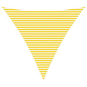 vidaXL Sonnensegel Gelb und Wei&szlig; 6 x 6 x 6 m 100 % Polyester Oxford