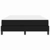 vidaXL Bettrahmen mit Matratze Schwarz 140 x 190 cm Stoff