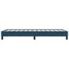 vidaXL Boxspringbett ohne Matratze Dunkelblau 80x210 cm Samt