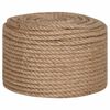 vidaXL Seil 100% Jute 10 mm 100 m
