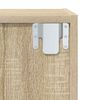 vidaXL TV-Wandschrank Sonoma-Eiche 37x37x142,5 cm Holzwerkstoff