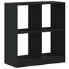 vidaXL Bücherregal Schwarz 68,5x32x75 cm Holzwerkstoff