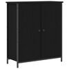 vidaXL Sideboard Schwarz Eichen-Optik 70 x 30 x 80 cm Holzwerkstoff