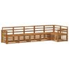 vidaXL Outdoor-Sofagarnitur 5 Stk. Natur Massivholz Akazie