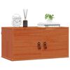 vidaXL Wandschrank Wachsbraun 60 x 30 x 30 cm Massives Kiefernholz