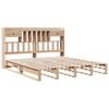 vidaXL Massivholzbett mit Regal ohne Matratze 180x200 cm Kiefernholz