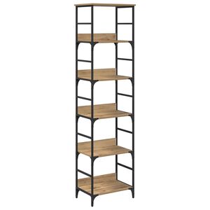 vidaXL B&uuml;cherregal 5 Ebenen 50 x 33 x 188,5 cm Holzwerkstoff