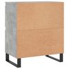 vidaXL Sideboards 2 Stk. Betongrau Holzwerkstoff
