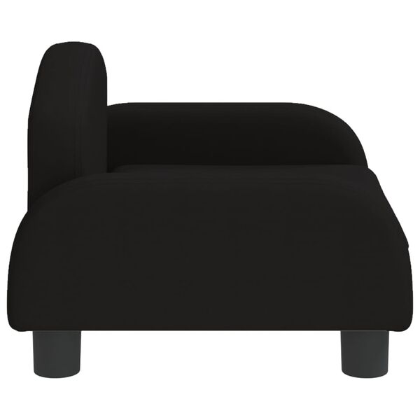vidaXL Kindersofa Schwarz 50x40x30 cm Stoff