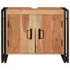 vidaXL Waschbeckenunterschrank Braun 71 x 33 x 58 cm Massivholz Akazie