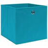 vidaXL Aufbewahrungsboxen 4 Stk. Vliesstoff 28x28x28 cm Babyblau