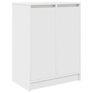 vidaXL Schuhschrank Wei&szlig; 57x34x76 cm Holzwerkstoff
