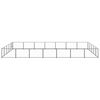 vidaXL Hundezwinger Schwarz 35 m&sup2; Stahl