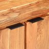 vidaXL Sideboard mit 3 Schubladen und 4 T&uuml;ren Akazie Massivholz
