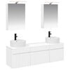 vidaXL Badezimmerschrank-Set 5 pcs Wei&szlig; 50 x 14,5 x 70 cm