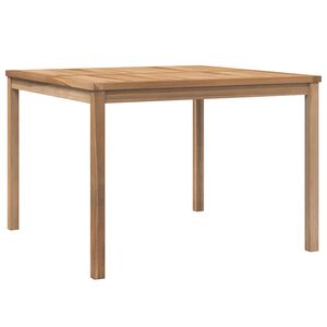 vidaXL Garten-Esstisch 110x110x77 cm Massivholz Teak