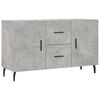vidaXL Sideboard Betongrau 100x36x60 cm Holzwerkstoff