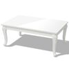 vidaXL Couchtisch 100x60x42 cm Hochglanz-Wei&szlig;