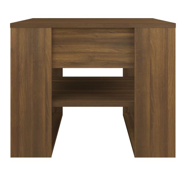 vidaXL Couchtisch Braun Eichen-Optik 55,5x55x45 cm Holzwerkstoff