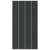 vidaXL Bodenfolie f&uuml;r Pools Schwarz 820 x 420 x 0,1 cm Vliesstoff
