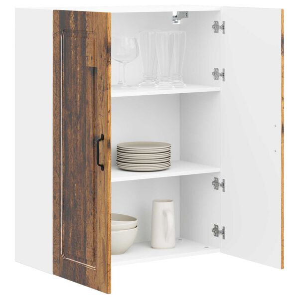 vidaXL K&uuml;chenschrank Kalmar Altholz 80 x 31 x 100 cm Holzwerkstoff