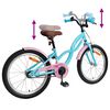 vidaXL Kinderfahrrad 20 Zoll f&uuml;r 6-11 Jahre alt Himmelblau