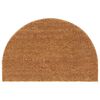 vidaXL Fu&szlig;matte Natur Halbrund 40x60 cm Kokosfaser Getuftet