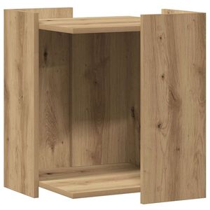 vidaXL Katzenklo Artisan-Eiche 42x42x51 cm Holzwerkstoff