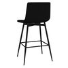 vidaXL Barhocker Schwarz Samt