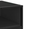 vidaXL TV-Schrank Schwarz 91x40x46 cm Holzwerkstoff und Metall