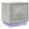 vidaXL Nachttisch Beton Grau 44 x 34,5 x 45 cm Holzwerkstoff